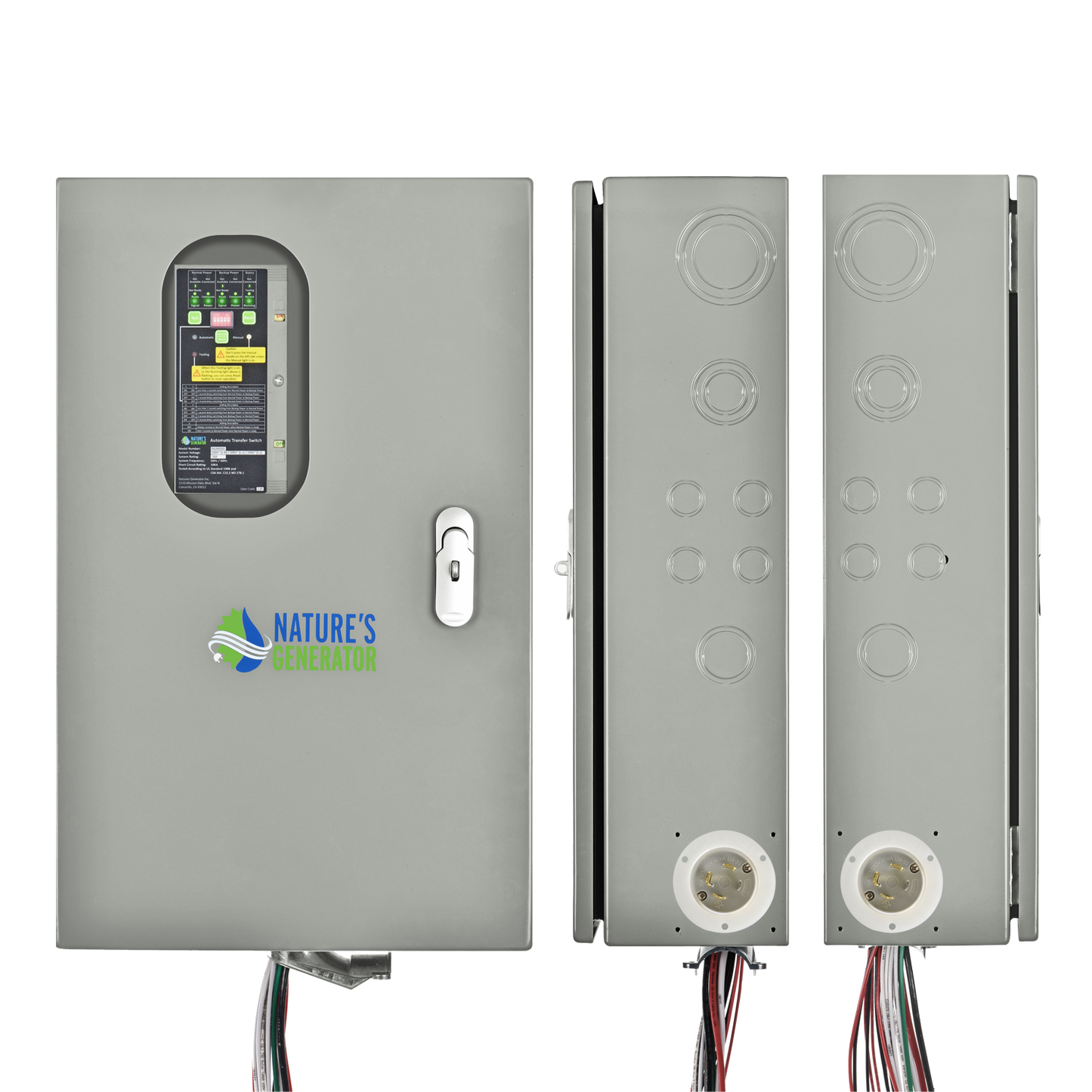 30A Automatic Generator Transfer Switch for Home Backup Power with 50A Bus Bar and Automatic Power Transfer