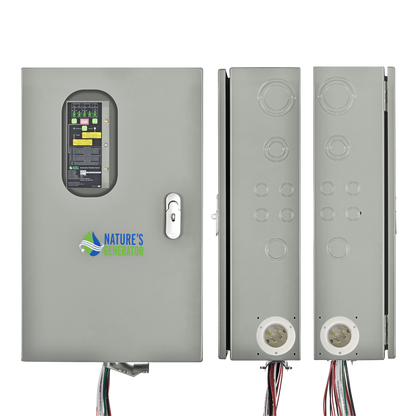 30A Automatic Generator Transfer Switch for Home Backup Power with 50A Bus Bar and Automatic Power Transfer