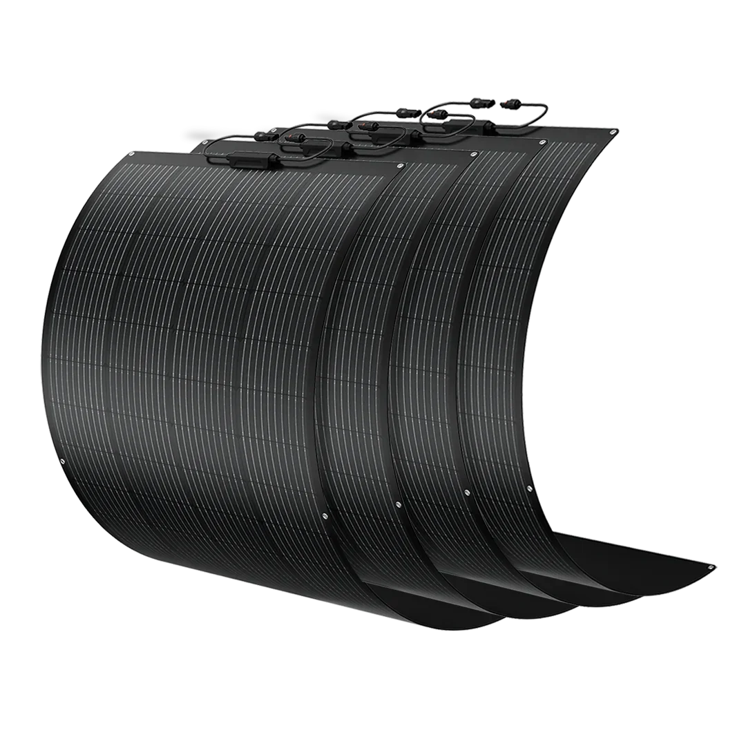 BougeRV Arch 200 Watt Fiberglass Flexible Curved Solar Panel