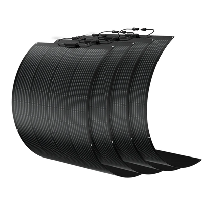 BougeRV Arch 200 Watt Fiberglass Flexible Curved Solar Panel