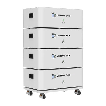 LINIOTECH 10kWh 200Ah 48V LiFePO4 Lithium Solar Battery Brick Stackable