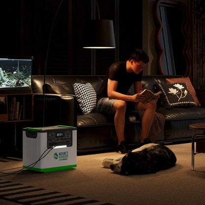 Nature's Generator Lithium 3600W Power Station With 3072Wh LiFePO4 Battery For Home Backup And Off Grid Use