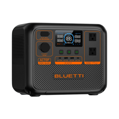 BLUETTI AC70P Portable Power Station | 1000W 864Wh