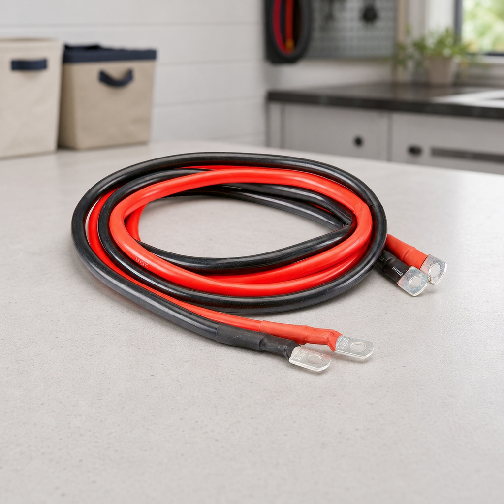 4 AWG 24-Inch Battery Cable - Heavy Duty Wire