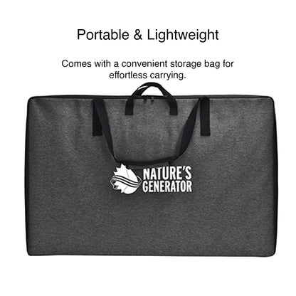 Nature's Generator 400W Folding Solar Panel For Portable Power Station Charging Kit