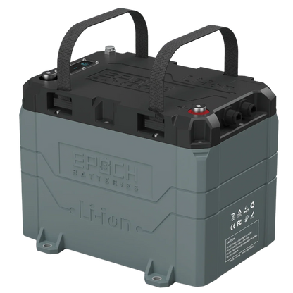 Epoch Batteries 24V 60Ah (1.54kWh) Pro Series - Heated, Bluetooth & Victron Comms LiFePO4 Battery