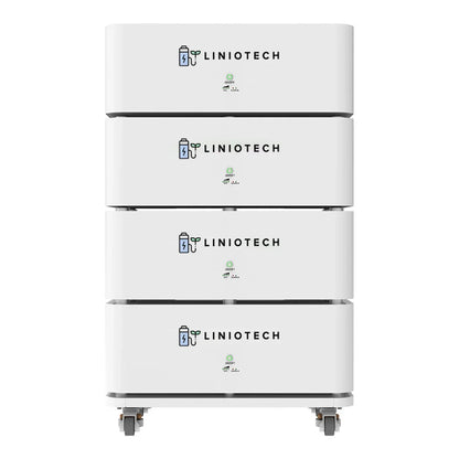 LINIOTECH 10kWh 200Ah 48V LiFePO4 Lithium Solar Battery Brick Stackable