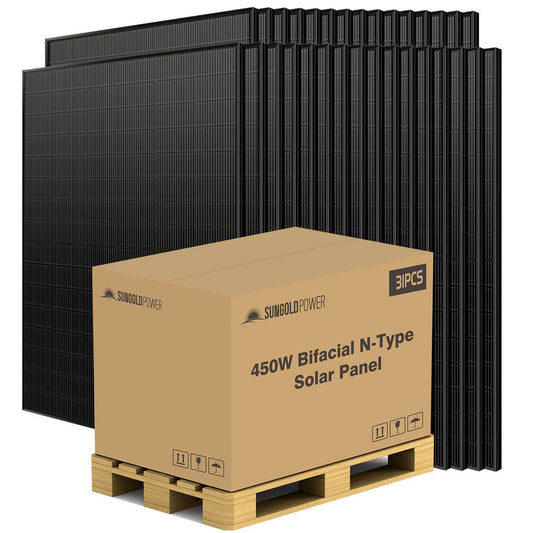 450 Watt Bifacial N-Type Monocrystalline Solar Panel SGN-450-BDG5 (32 PANELS) UL61730