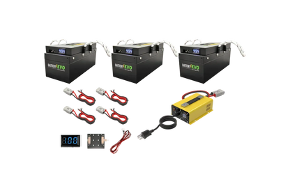 BatteryEVO 48V BADGER 3x Battery Kit (141Ah - 6.3 kWh)