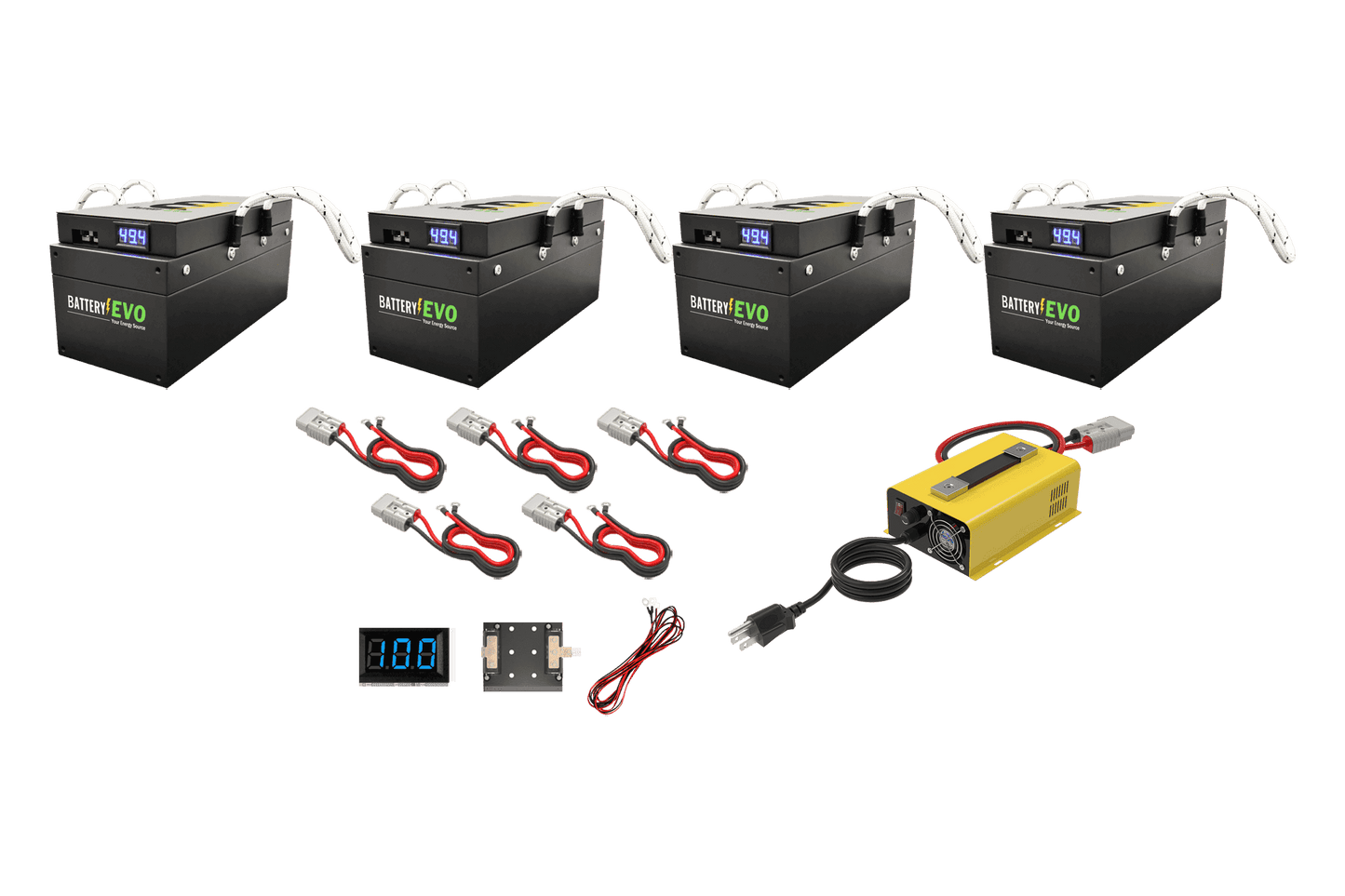 BatteryEVO 48V BADGER 4x Battery Kit (188Ah - 8.4 kWh)