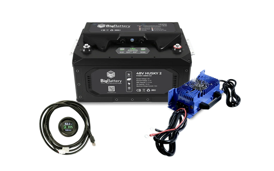 BigBattery 48V HUSKY2 PWR | 5.12kWh-20.48kWh |LiFePO4 – High Power | Golf | eUTV | Marine | Industrial Battery