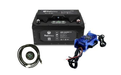 BigBattery 48V HUSKY2 PWR | 5.12kWh-20.48kWh |LiFePO4 – High Power | Golf | eUTV | Marine | Industrial Battery