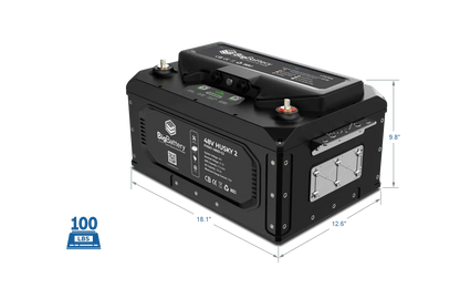 BigBattery 48V HUSKY 2 PWR | 5.12kWh LiFePO4 – High Power | Golf Cart | UTV | Industrial Battery