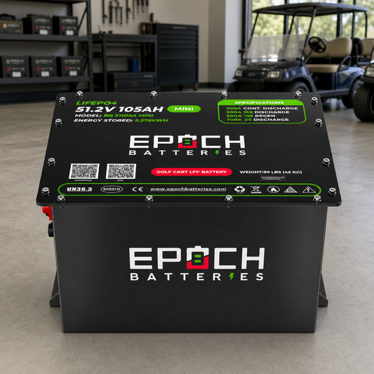 48V 105Ah MINI Golf Cart Battery Complete Kit - Lithium (LiFePO4)