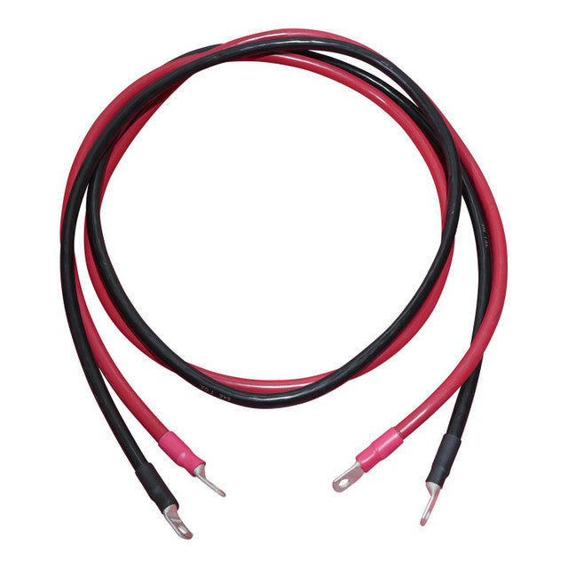 Portable Sun 1/0 AWG Battery to Inverter Cables 84in Length M8 Ends Red and Black