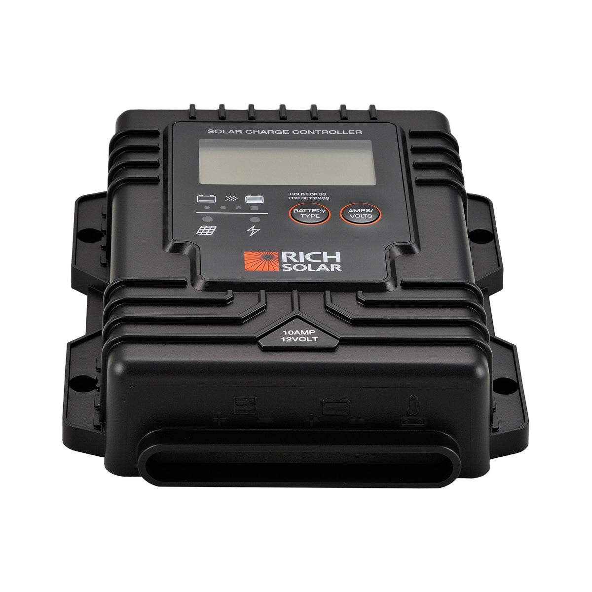 BRAVO Waterproof 10 | 10 Amp Waterproof PWM Solar Charge Controller