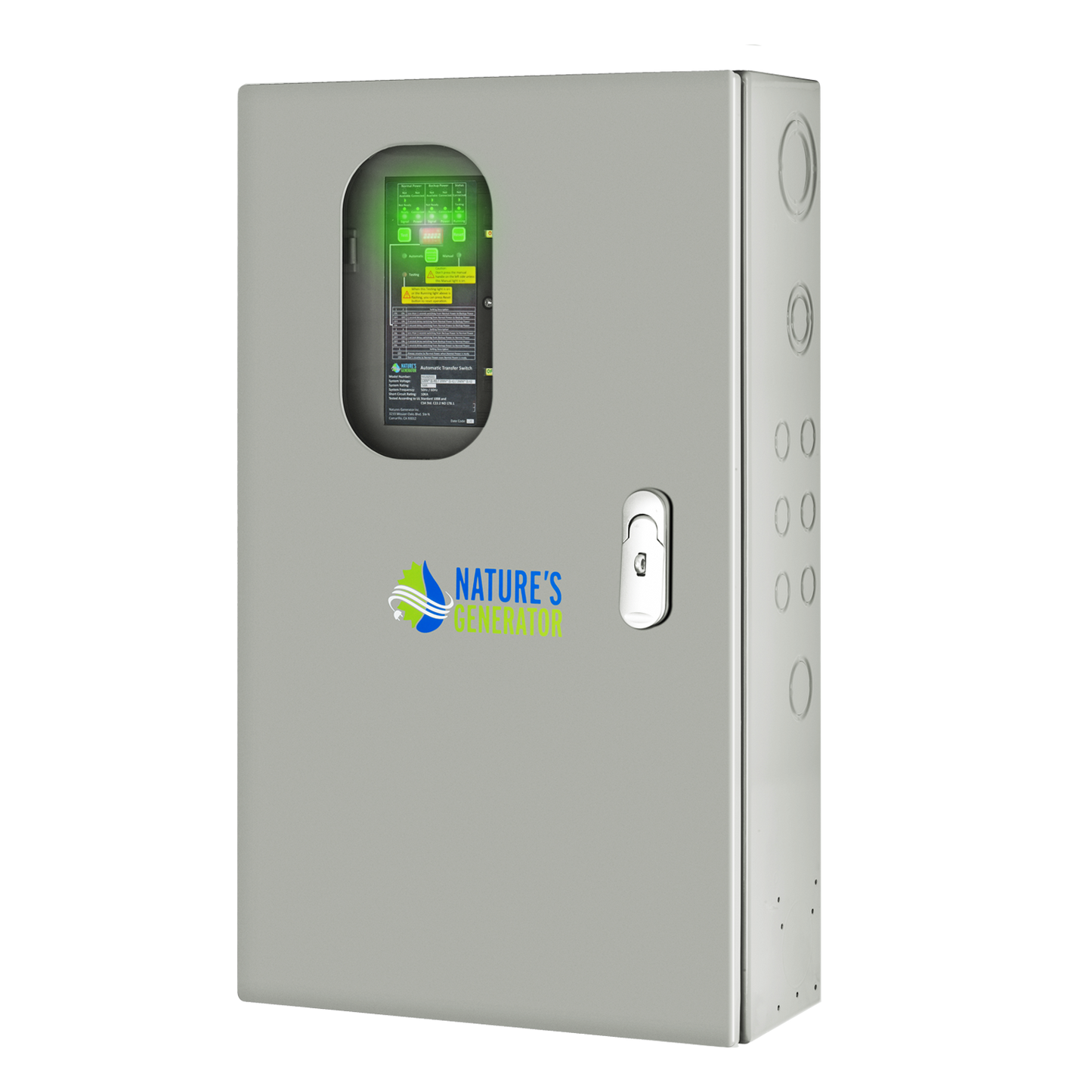50A Automatic Generator Transfer Switch for Automatic Power Transfer to Backup Power System