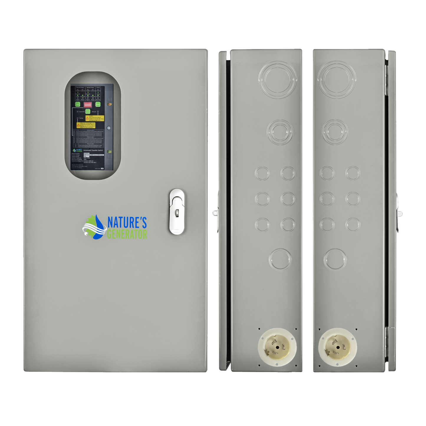 50A Automatic Generator Transfer Switch for Automatic Power Transfer to Backup Power System