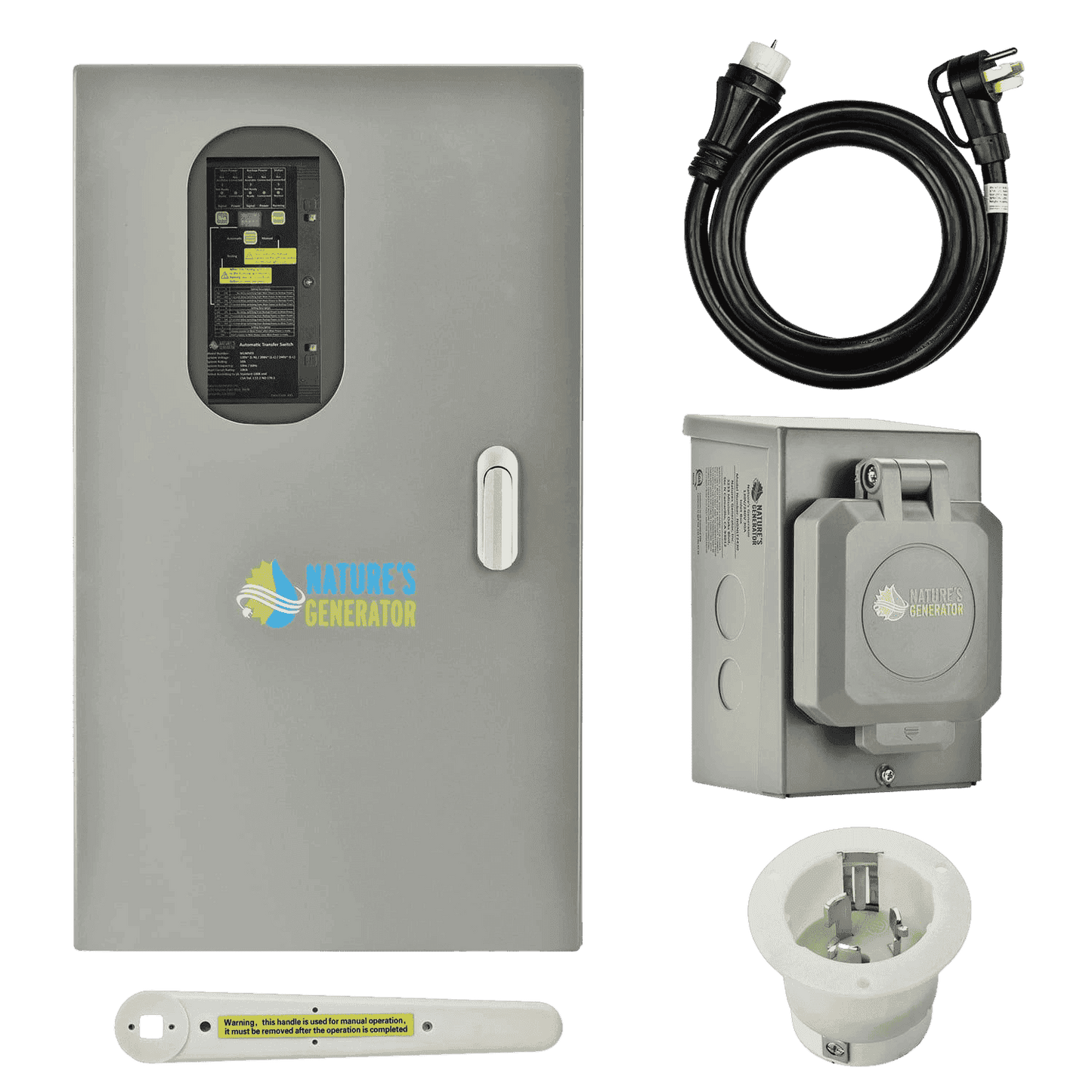 50A Automatic Generator Transfer Switch for Automatic Power Transfer to Backup Power System
