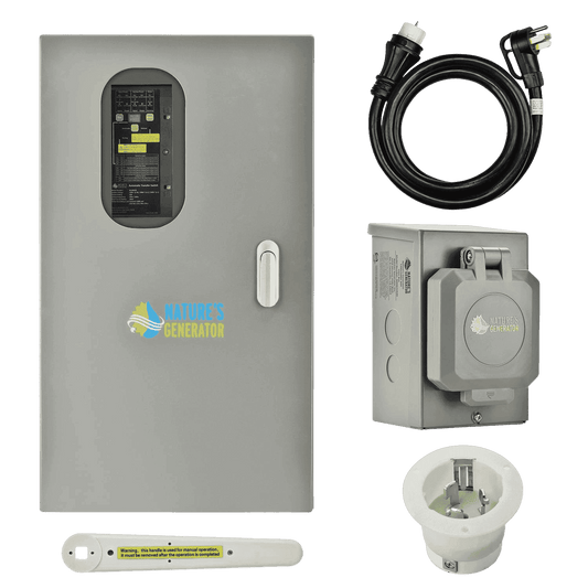 50A Automatic Generator Transfer Switch for Automatic Power Transfer to Backup Power System