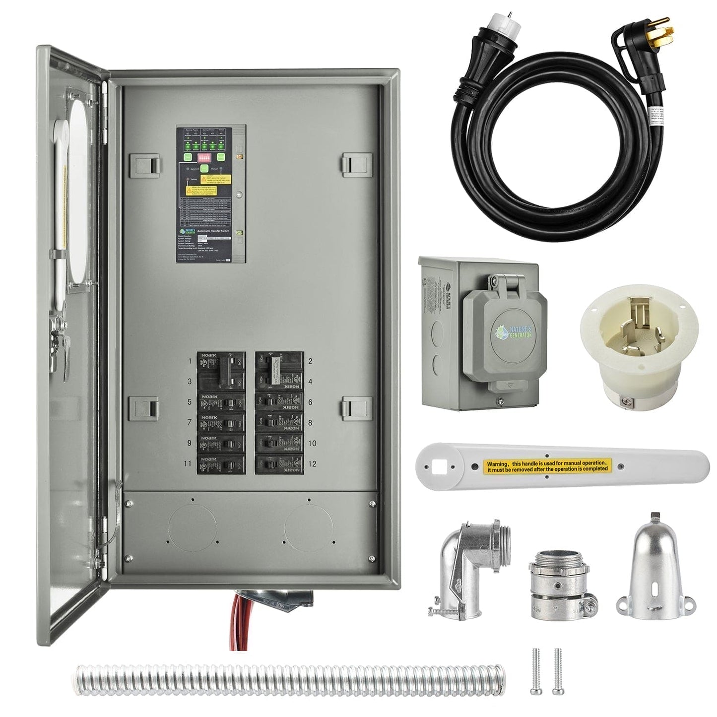 50A Automatic Generator Transfer Switch for Automatic Power Transfer to Backup Power System