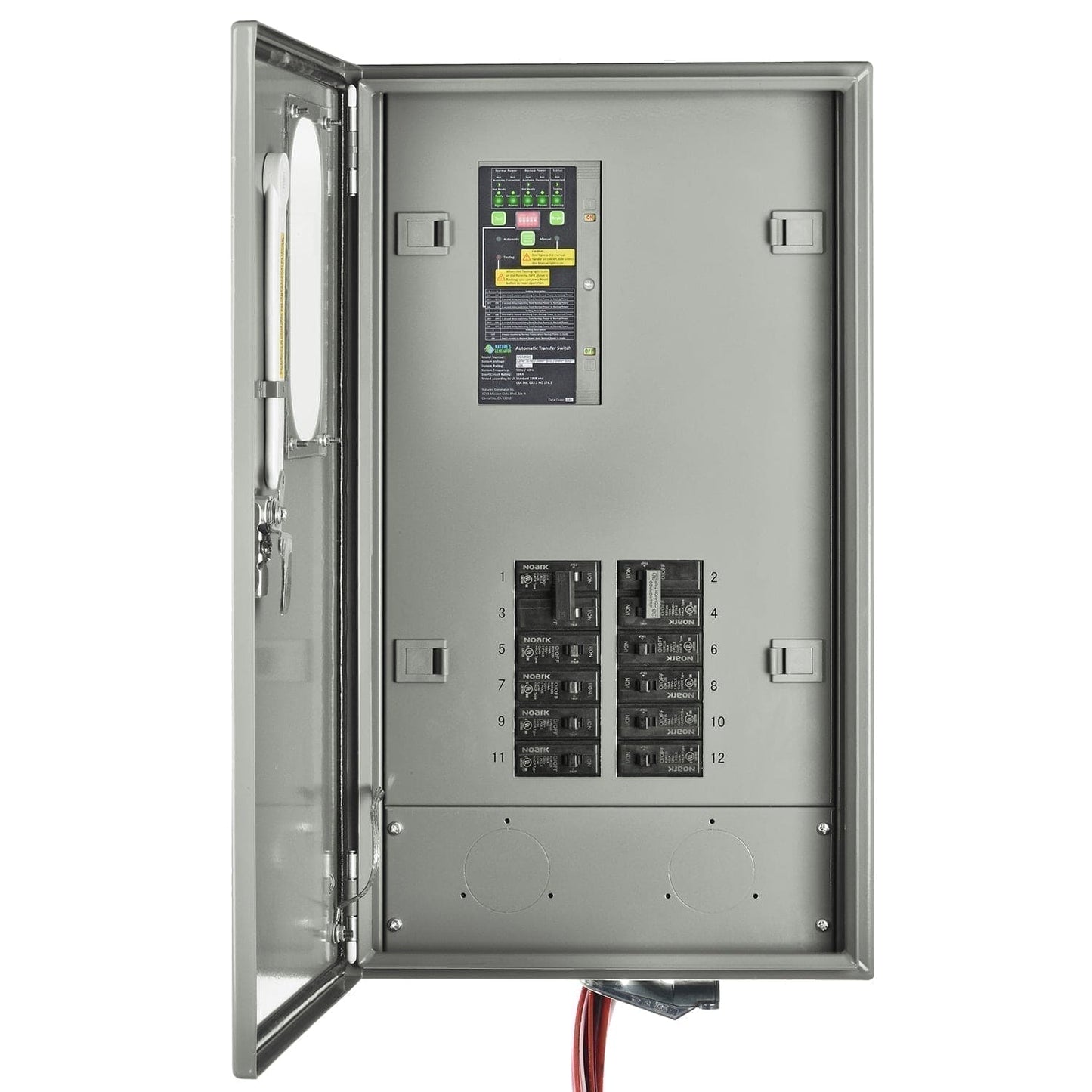 50A Automatic Generator Transfer Switch for Automatic Power Transfer to Backup Power System
