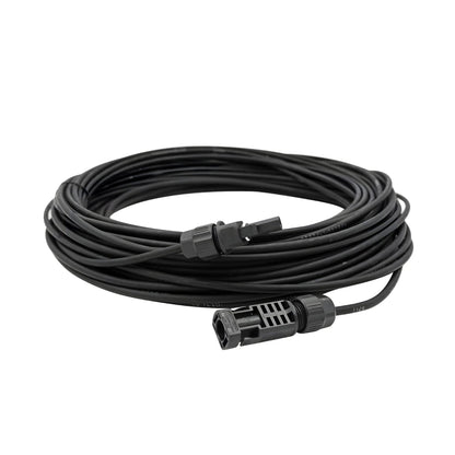 Nature's Generator 50ft Quick Release MC4 Extension Cables For Solar Panels 4 mm2 Copper Core