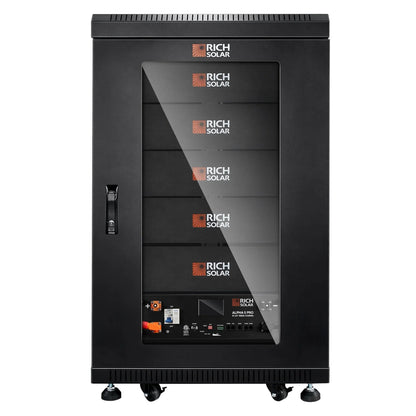 Rich Solar ALPHA 5 PRO 51.2V 100Ah LiFePO4 Battery Premium 48V Server Rack Lithium Battery for Residential, Commercial, RVs, Off-Grid