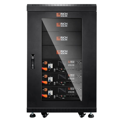 Rich Solar ALPHA 5 PRO 51.2V 100Ah LiFePO4 Battery Premium 48V Server Rack Lithium Battery for Residential, Commercial, RVs, Off-Grid