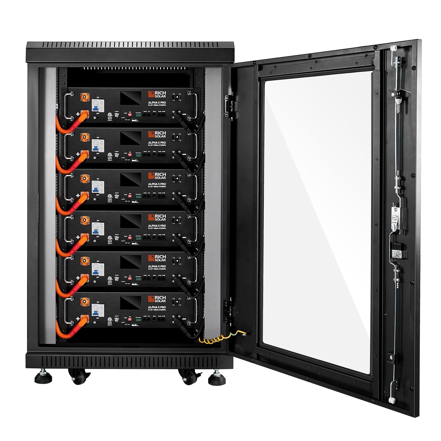 Rich Solar ALPHA 5 PRO 51.2V 100Ah LiFePO4 Battery Premium 48V Server Rack Lithium Battery for Residential, Commercial, RVs, Off-Grid