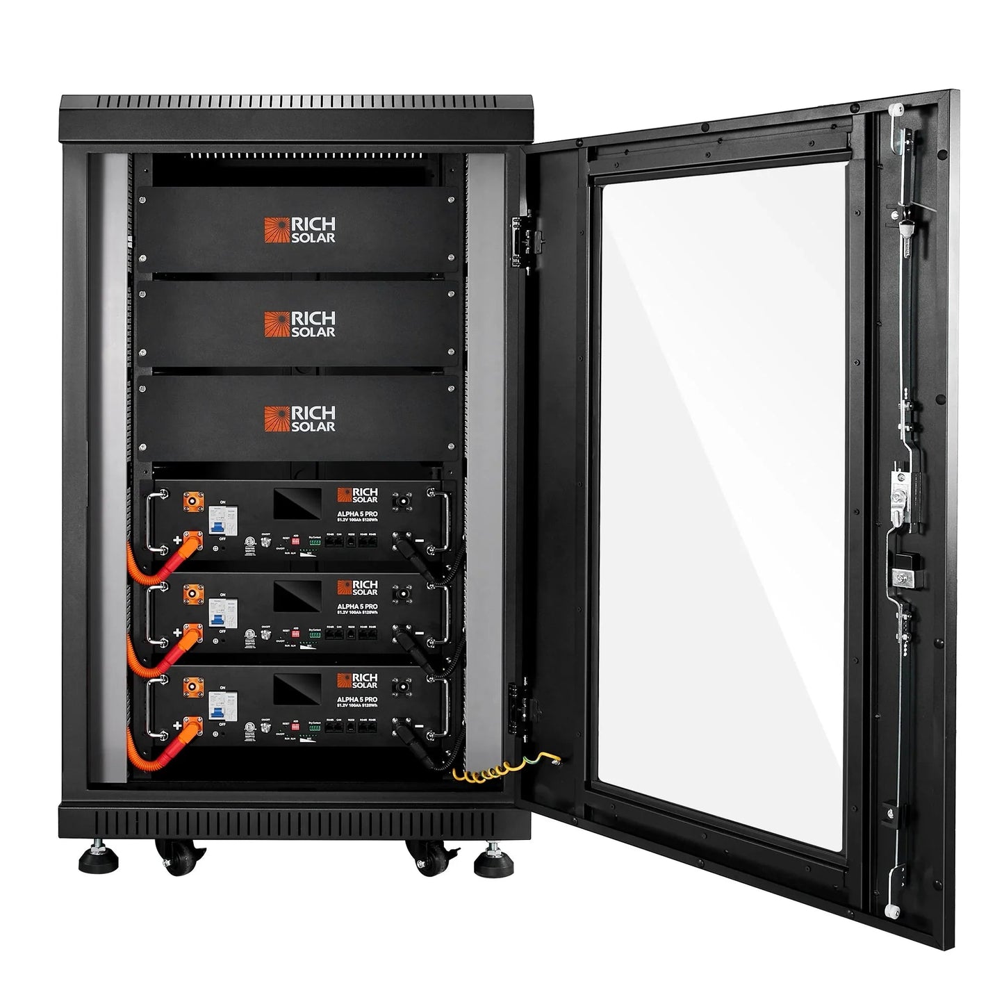 Rich Solar ALPHA 5 PRO 51.2V 100Ah LiFePO4 Battery Premium 48V Server Rack Lithium Battery for Residential, Commercial, RVs, Off-Grid