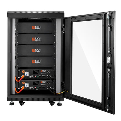 Rich Solar ALPHA 5 PRO 51.2V 100Ah LiFePO4 Battery Premium 48V Server Rack Lithium Battery for Residential, Commercial, RVs, Off-Grid