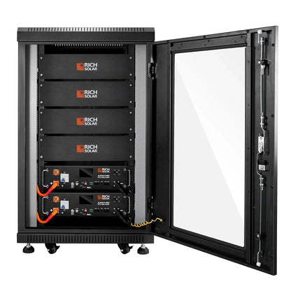 Rich Solar ALPHA 5 PRO 51.2V 100Ah LiFePO4 Battery Premium 48V Server Rack Lithium Battery for Residential, Commercial, RVs, Off-Grid