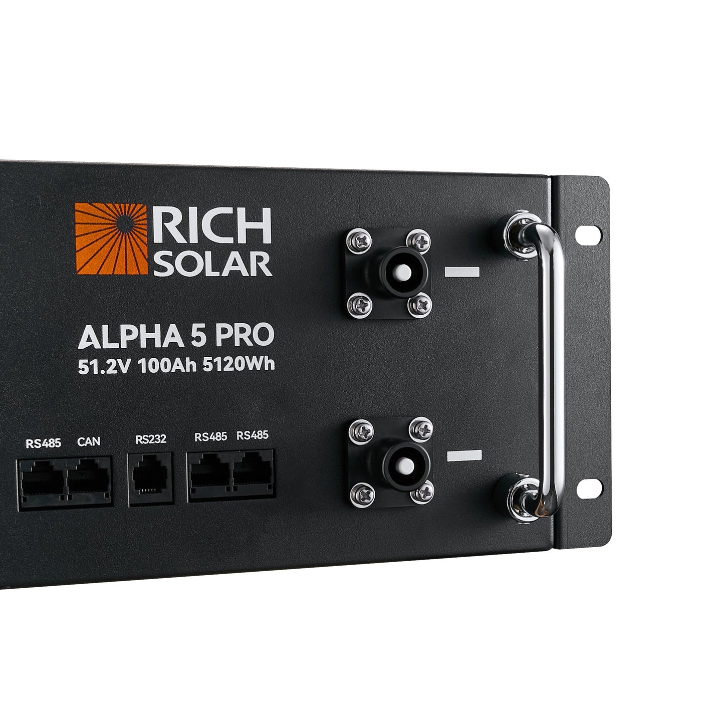 Rich Solar ALPHA 5 PRO 51.2V 100Ah LiFePO4 Battery Premium 48V Server Rack Lithium Battery for Residential, Commercial, RVs, Off-Grid
