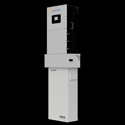 Sol-Ark 15K-2P Hybrid Inverter System With Discover Helios 16kWh Battery For Whole-Home Backup
