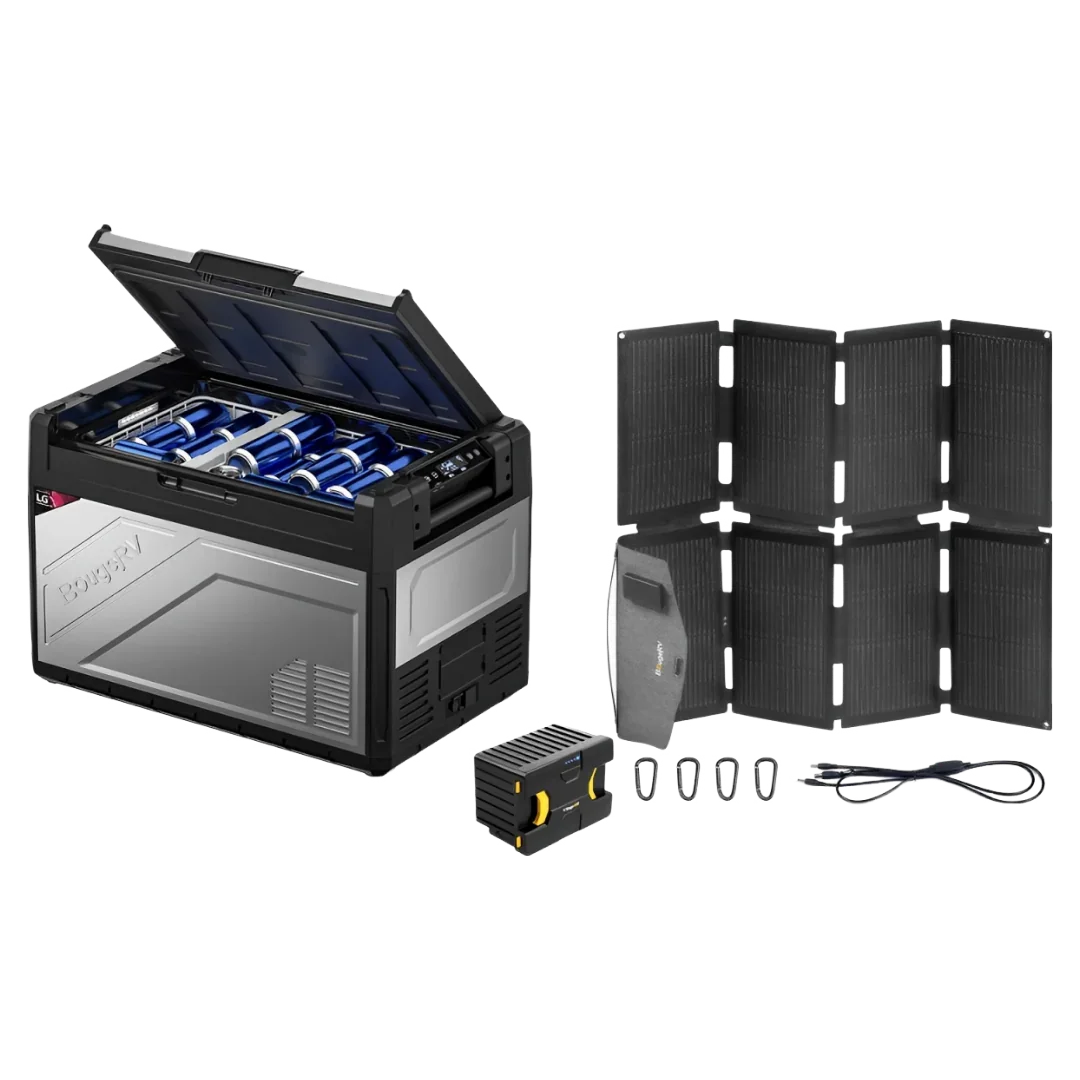 BougeRV Rocky Solar Battery Portable Fridge Kit