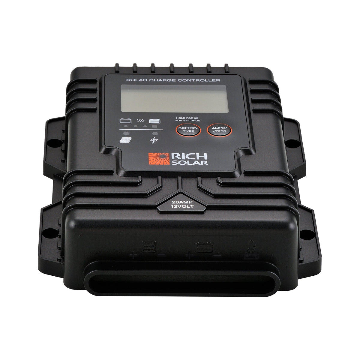 BRAVO Waterproof 20 | 20 Amp Waterproof PWM Solar Charge Controller