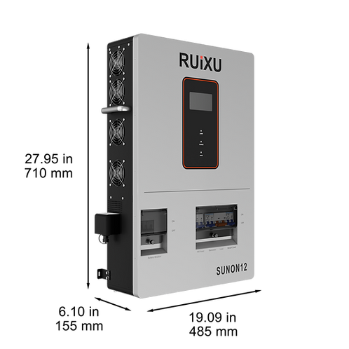 RUiXU Single/Split-Phase Off-Grid Inverter | SUNON12 | 12kW UL1741