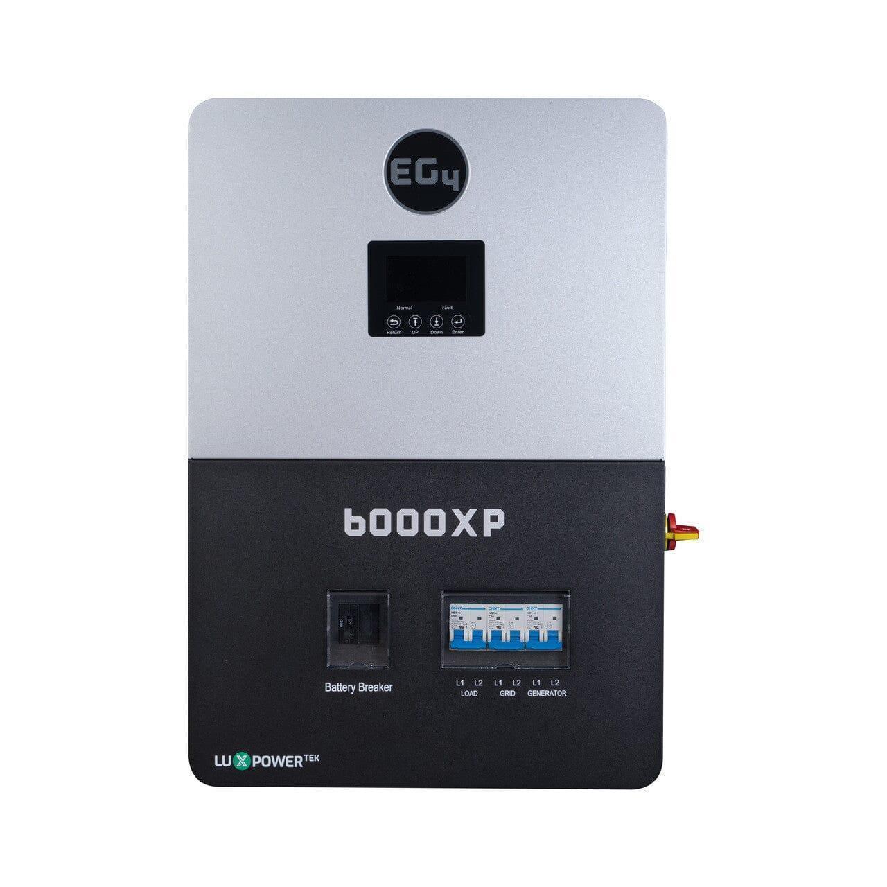 EG4 6K XP Off-Grid Inverter 6,000W Output | 48V 120/240V Split Phase | All-In-One Solar Inverter