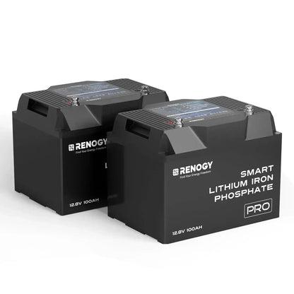 Renogy Pro - 12V 100Ah/200Ah Smart LiFePO4 Battery w/ Bluetooth & Self-Heating