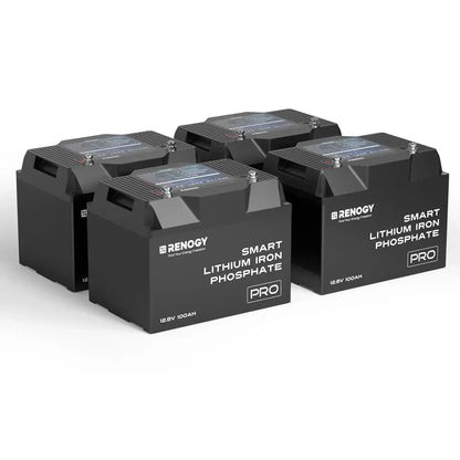 Renogy Pro - 12V 100Ah/200Ah Smart LiFePO4 Battery w/ Bluetooth & Self-Heating