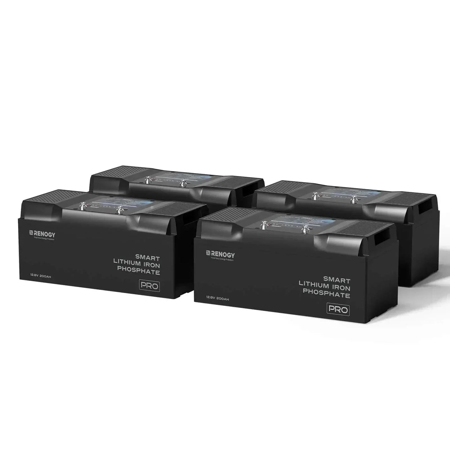 Renogy Pro - 12V 100Ah/200Ah Smart LiFePO4 Battery w/ Bluetooth & Self-Heating
