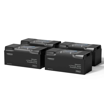 Renogy Pro - 12V 100Ah/200Ah Smart LiFePO4 Battery w/ Bluetooth & Self-Heating