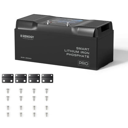Renogy Pro - 12V 100Ah/200Ah Smart LiFePO4 Battery w/ Bluetooth & Self-Heating