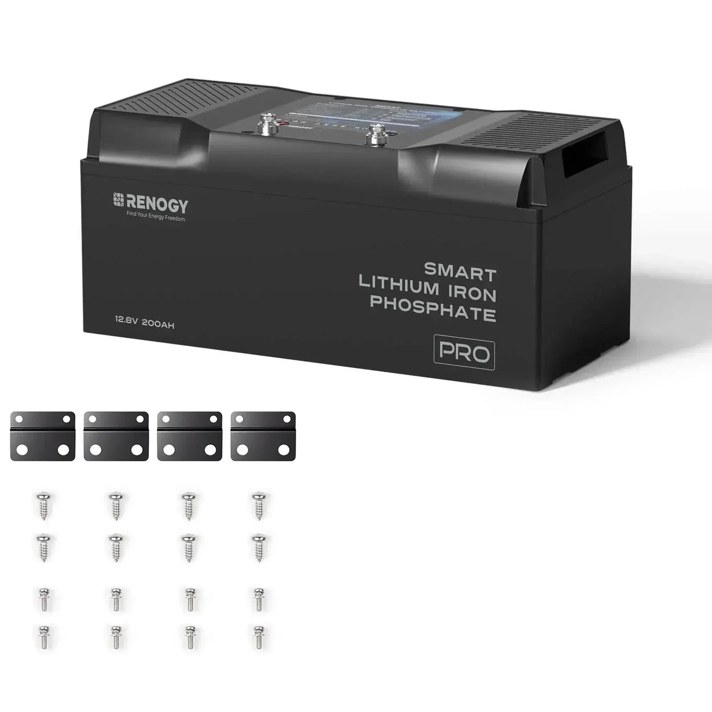 Renogy Pro - 12V 100Ah/200Ah Smart LiFePO4 Battery w/ Bluetooth & Self-Heating