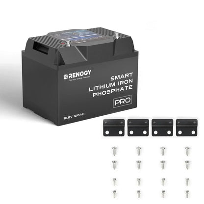 Renogy Pro - 12V 100Ah/200Ah Smart LiFePO4 Battery w/ Bluetooth & Self-Heating