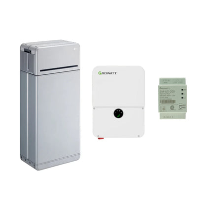 LG 16H Prime 16 kWh High-Voltage Battery Bundle With Growatt 7.6 kW Or 11.4 kW Grid-Tie Inverter