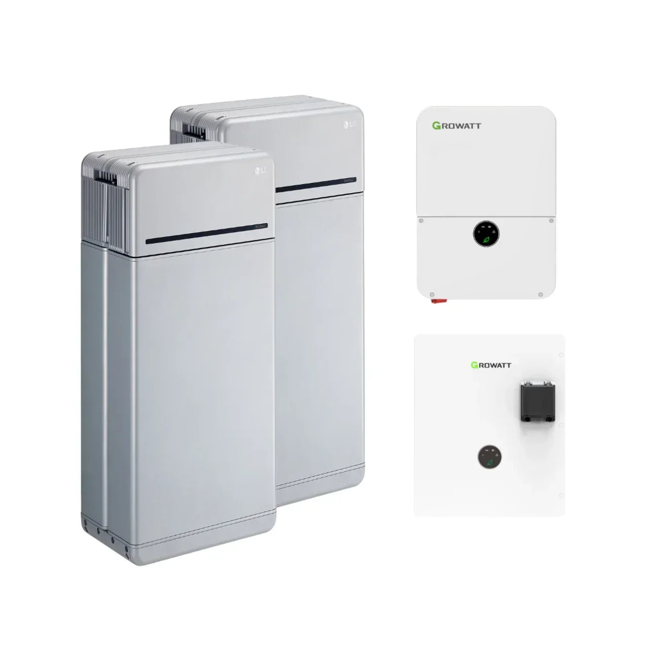 LG 16H Prime 16kWh High Voltage Battery Bundle with Growatt 7.6kW or 11.4kW Grid-Tie Inverter