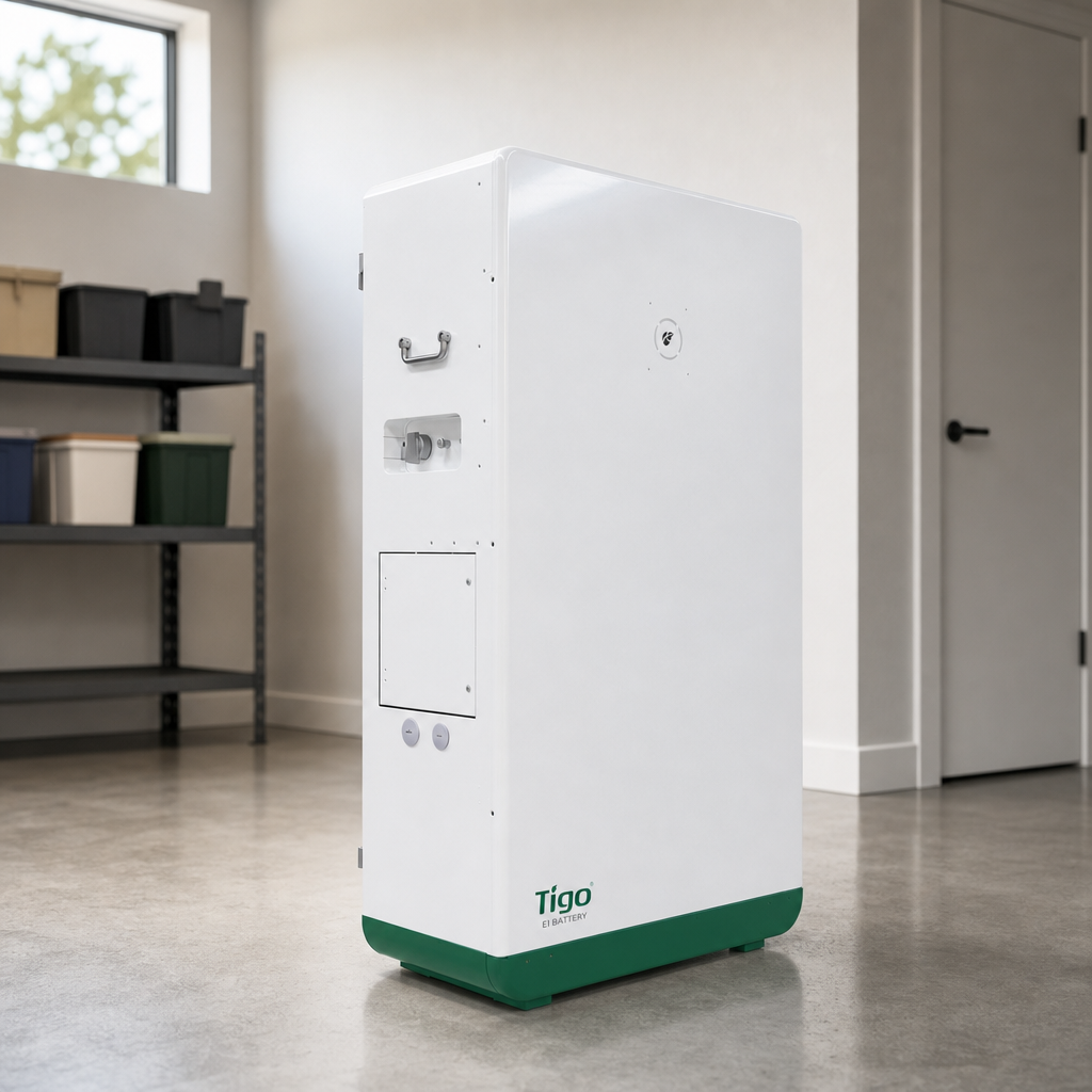 Tigo TSB-10-US EI Lithium Battery with Enclosure 10kWh | 701-2010H0-0002 lifestyle hero image