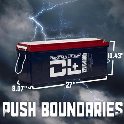 Dakota Lithium + 12V 640Ah LiFePO4 Dual Purpose Battery with CAN Bus